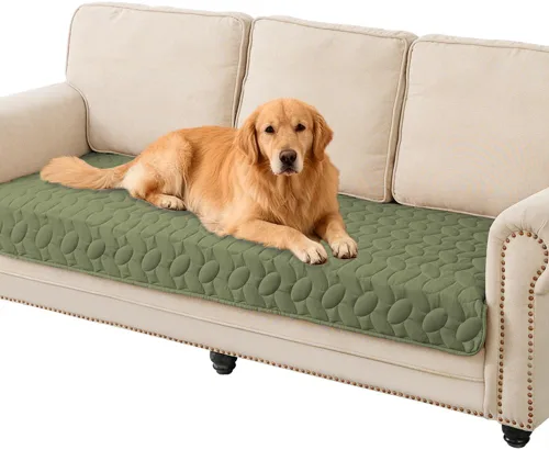 Vista 80 de Ameritex Funda impermeable para cama de mascotas, manta antideslizante para cama de perro, para sofá y muebles, impermeable, nuevo diseño