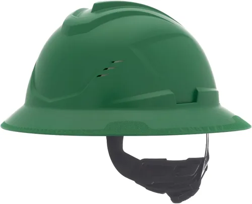 Vista 18 de MSA V-Gard C1 Casco de Ala Completa con Barrera Térmica de Enfriamiento ReflectIR y Suspensión Fas-Trac III - Utiliza Características
