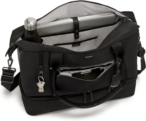 Vista 2 de TUMI Voyageur Contine Weekender - Bolsa de fin de semana para viajes, negocios, viaje de fin de semana para mujeres y hombres, NegroPlomizo