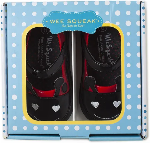 Vista 6 de Wee Squeak Zapatos chirriantes para niños pequeños con chirriador extraíble en estilos y colores divertidos para niños y niñas