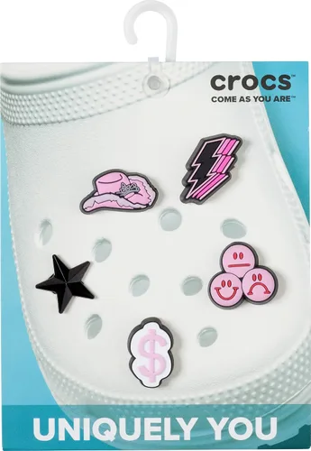 Vista 2 de Pines para Crocs de la marca Jibbitz, pines de moda para zapatos, 5 por paquete.