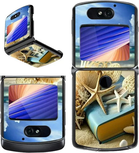 Vista 40 de Rossy Funda para Motorola RAZR 5G, para Moto RAZR 5G, funda delgada y ligera de policarbonato duro a prueba de golpes para Motorola Moto RAZR 5G