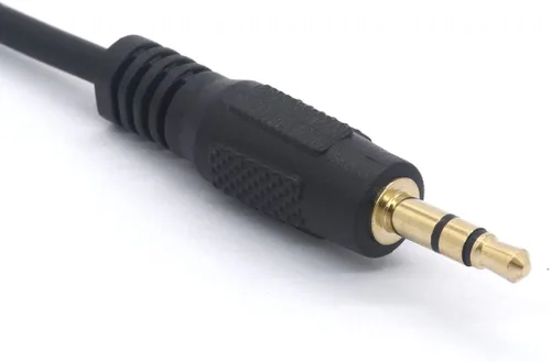 Vista 3 de Cable de audio de 0.1 in (5.9 in) 90 grados 3.5 macho a macho adaptador de auriculares auxiliar jack estéreo Aux plomo para coche Smartphones