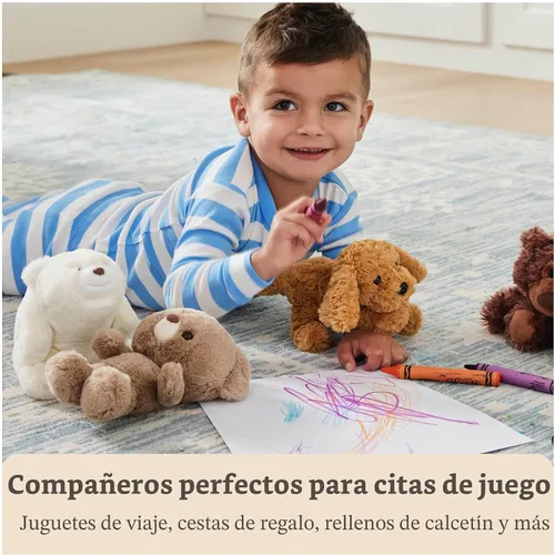 Vista 7 de GUND Forever Friends Littles Kai - Oso de peluche de 7 pulgadas, a partir