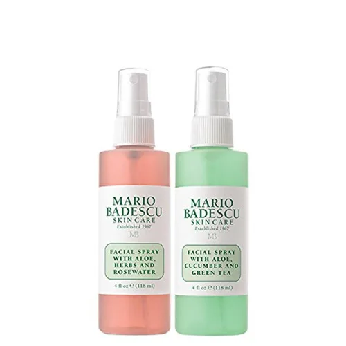 Vista 13 de Mario Badescu Espray facial con aloe, hierbas y agua de rosas para todo tipo de piel, bruma facial que hidrata, rejuvenece y aclara