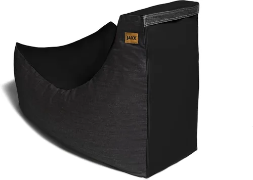 Vista 4 de Jaxx Pixel Gamer - Puf de vinilo de alta calidad/mezclilla oscura, negro