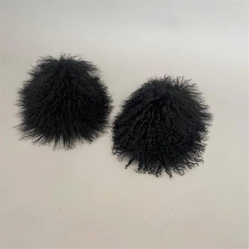 Vista 2 de FurinFashion OSL1 - Pantuflas de piel de avestruz real para mujeres y niñas, grandes y esponjosas, para mujer, calzado al aire libre, colorido, pelo