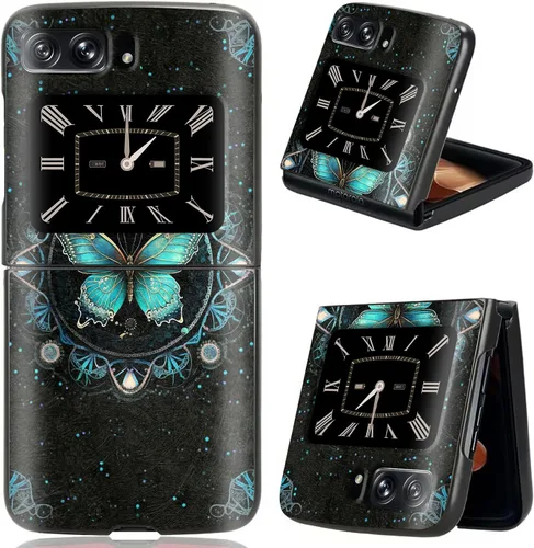 Vista 38 de Rossy Funda para Motorola Razr Plus 2023 para Moto Razr+ 2023 con patrón de niña africana para mujeres y hombres, ultra delgada, ligera