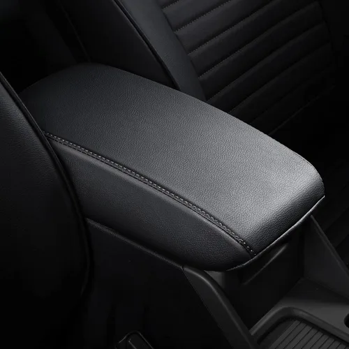Vista 33 de AOMSAZTO Jumeat - Fundas de consola de asiento para Dodge Ram 1500 2002-2012, fundas para reposabrazos para Dodge Ram 1500, color negro