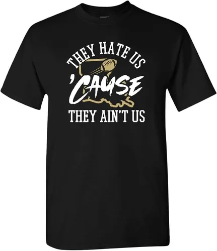 Vista 14 de Xtreme Apparrel They Hate Us 'Cause They Ain't Us Men's T-Shirt for Football Fans Arizona - Camisa negra