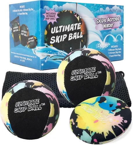 Vista 10 de Activ Life - Pelotas de agua más grandes de 3 pulgadas, pelota de rebote de agua para piscina, juguetes de playa para amigos, familia, niños