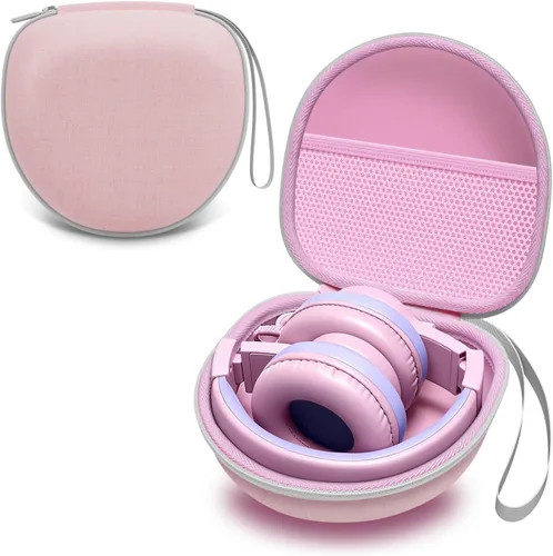 Vista 13 de Funda para auriculares plegables para niños, color negro (solo funda)