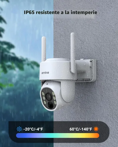 Vista 7 de ANNKE Cámaras de seguridad solar de 4MP inalámbricas para exteriores, sistema de cámara de seguridad para el hogar de 5MP con 4 cámaras, vista