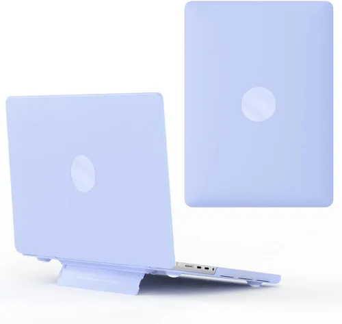 Vista 12 de IVY Carcasa rígida para MacBook Air 15 con M2 (A2941) con soporte plegable - blanco