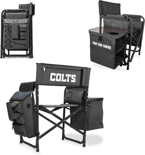 Vista 34 de PICNIC TIME NFL NFL Fusion - Silla de campamento unisex para adultos, con mesa auxiliar y enfriador suave, silla de playa para adultos, silla