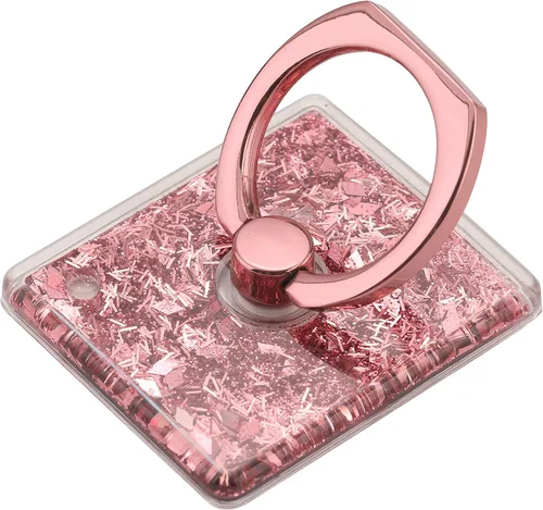 Vista 12 de LAX Gadgets - Soporte para anillo de teléfono celular, anillo de dedo para funda de teléfono, agarre trasero seguro de rotación de 360°, soporte