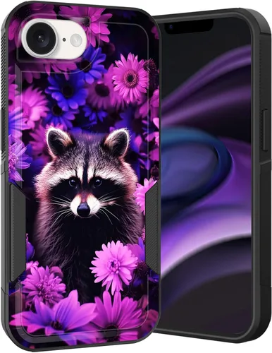 Vista 42 de Funda para iPhone Air, doble capa híbrida resistente resistente a prueba de golpes de policarbonato duro + funda protectora de silicona suave