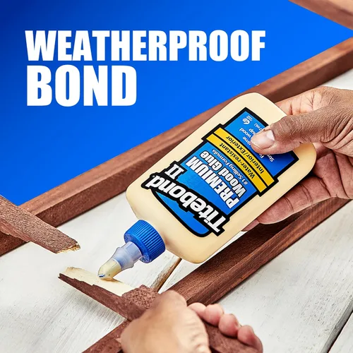 Vista 7 de Titebond II Premuim - Pegamento para madera color crema, 16 oz.