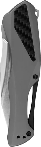 Vista 4 de Kershaw Cuchillo de bolsillo de punta de lanza colateral, hoja de 3.4 pulgadas, apertura asistida SpeedSafe, bloqueo de marco (5500)
