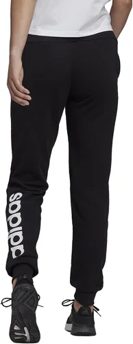 Vista 3 de adidas Essentials - Pantalones con logotipo de rizo francés para mujer Negro Blanco