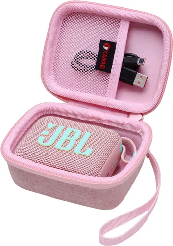 Vista 9 de XANAD - Carcasa rígida compatible con altavoces JBL Go 4 / GO 5 / Go 3 Ultra, color negro