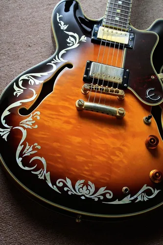 Vista 2 de Jockomo Cowboy Fancy Vine AW - Pegatina para guitarra y bajo