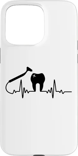 Vista 31 de Odontología divertido dentista I Drill Molar diente higienista dental caso para iPhone 17