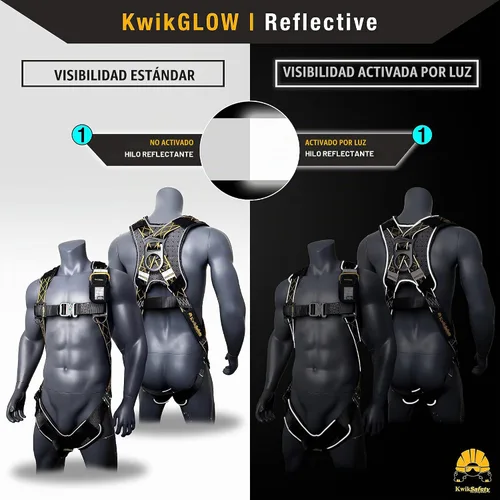 Vista 5 de KwikSafety TORNADO Safety Harness ANSI OSHA Fall Protection Gear