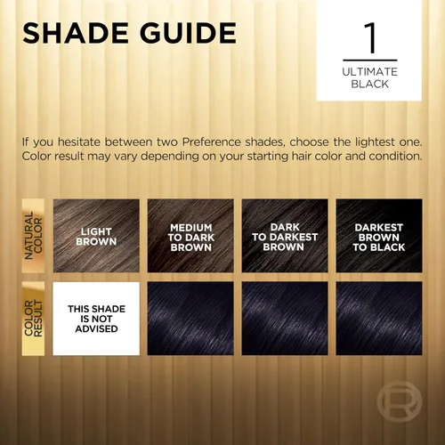 Vista 5 de L'Oreal Paris Superior Preference - Tinte permanente luminoso que desafía la decoloración para el cabello, tinte para el cabello hasta 9 semanas