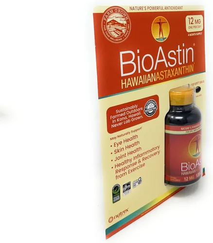 Vista 3 de BioAstin Astaxantina hawaiana 12 mg, 120 geles blandos