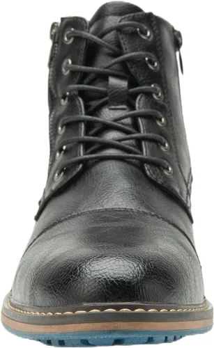 Vista 5 de Botas de hombre para el trabajo, combate, motocicleta, casuales, tipo Oxford