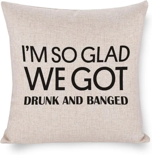 Vista 15 de Valentine Pillow Cases for Home Decor I Just Really Really Love You Throw Pillow Cover with Zipper Farmhouse Cushion Cover Cases 16"x16" Romantic