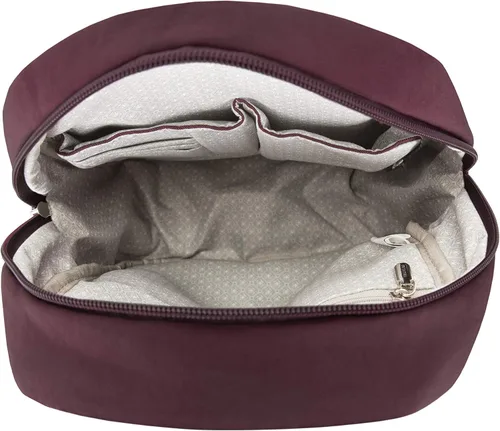 Vista 3 de Travelon Small Backpack, Dark Bordeaux, 8W x 12H x 4.5D