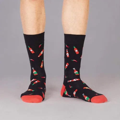 Vista 57 de Sock It To Me - Calcetines con diseño de extraterrestres y del espacio para hombre