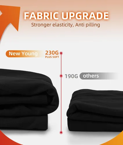 Vista 3 de NEW YOUNG Paquete de 3 leggings de talla grande con bolsillos para mujer, cintura alta, control de abdomen, pantalones de yoga para entrenamiento