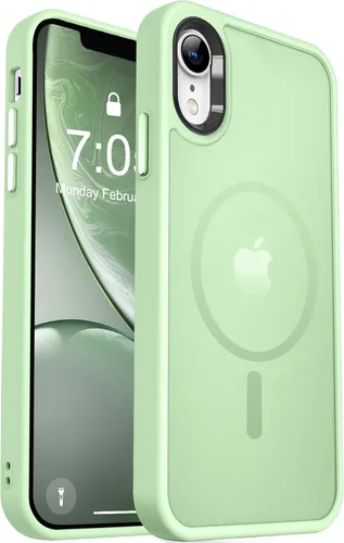 Vista 184 de MOCCA - Funda magnética resistente para iPhone XR de 6.1 pulgadas, compatible con MagSafe, funda con protección contra caídas de grado militar