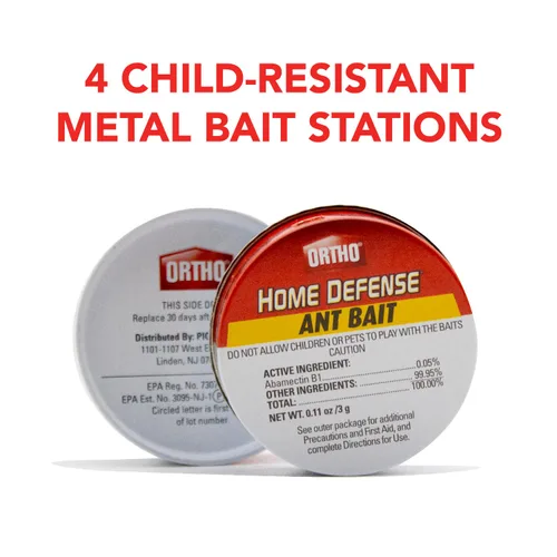 Vista 3 de Ortho Home Defense 4PK Estaciones de cebo de metal para exteriores/interiores