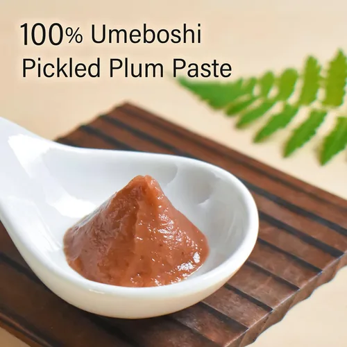 Vista 3 de YAMASAN KYOTO UJI Umeboshi - Pasta japonesa de ciruelas en escabeche, con la marca Premier "KISHU NANKO-UME" 100%, vegano, sin alérgenos ni aditivos