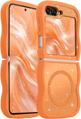 Vista 50 de Pepmune for Samsung Galaxy S25 Plus/S24 Plus Case Wave Frame, Desert Gold Dorado Desierto