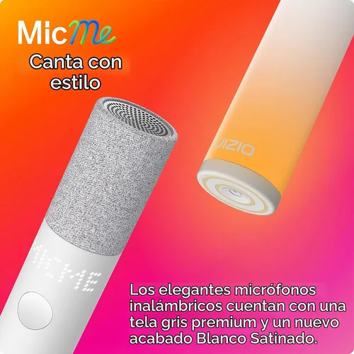 Vista 7 de VIZIO MicMe 2.1 Barra de sonido de karaoke, 2 micrófonos inalámbricos, subwoofer inalámbrico con Dolby Atmos, DTS:X, altavoz Bluetooth, compatible