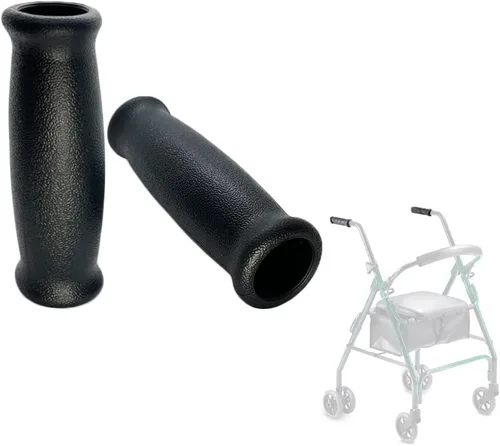 Vista 7 de Rollator Hand Grips Replacement for Elderly & Disabled - Rolling Walker Handle Cushions Compatible with 0.9"-0.95" ID Handle, 2 Pcs