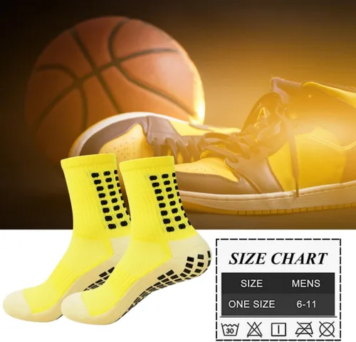 Vista 6 de CABRYONE - Calcetines antideslizantes para hombres y mujeres fitness, deportes, correr, ciclismo, fútbol, baloncesto, voleibol (paquete de 7)