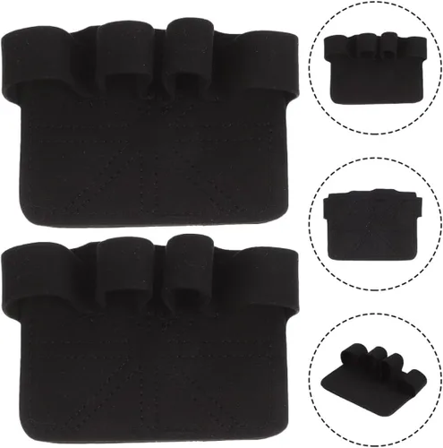 Vista 2 de Luxshiny Non-Slip Weightlifting Gloves with Palm Pads for Men and Women Breathable Pull Up Grips for Gym Training Wear-Resistant Fitness Hand