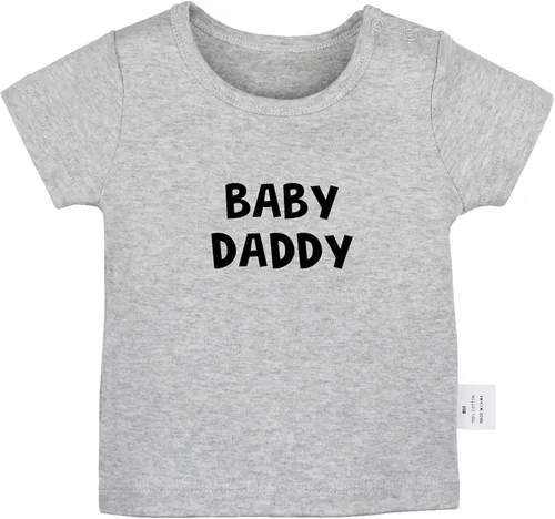 Vista 3 de Pack of 2, Me + Mommy One Broke Daddy & Baby Daddy Baby Announcement Tshirt Newborn Infant Baby T-Shirts Graphic Tee Tops