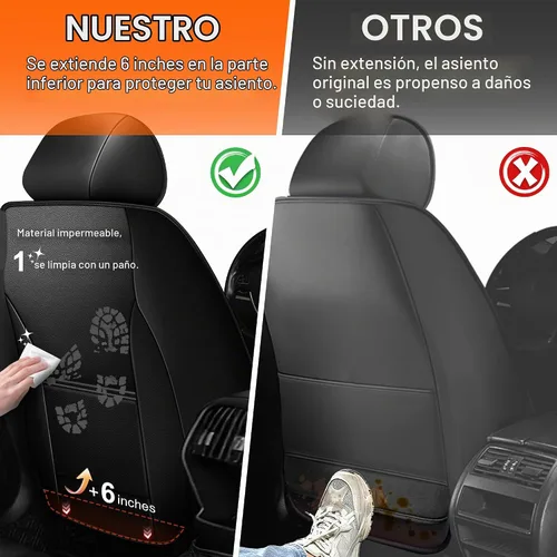 Vista 6 de AOMSAZTO Funda de asiento de automóvil ajuste personalizado para Toyota RAV4 2013-2026, protector de cojín de asiento de automóvil, impermeable