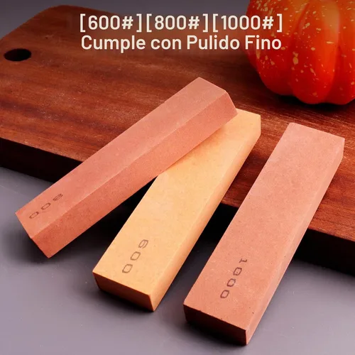 Vista 5 de 3pcs Sharpening Stone Set, Medium 240# 320# 400#-100x20x12mm