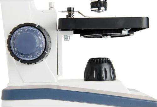 Vista 6 de Celestron Celestron Labs - Microscopio compuesto de cabeza monocular - Aumento de 40-1000x - Etapa mecánica ajustable - Incluye 2 oculares y 10