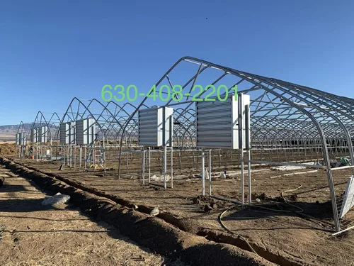 Vista 8 de Ventilador de escape de invernadero accionado por correa de 40 pulgadas con obturador de empuje, ventilador de vanilación de invernadero