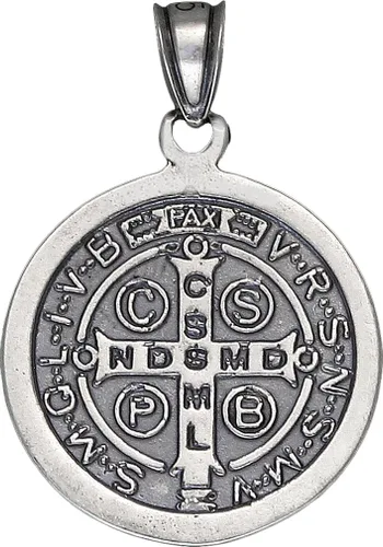 Vista 2 de eJewelryPlus - Collar con colgante reversible de plata de ley con cadena