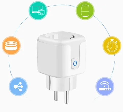 Vista 9 de 16A ZigBee Tuya WiFi UE para control remoto inalámbrico temporizador de control de voz enchufe eléctrico para Smart para la vida en el hogar Zigbee